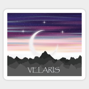 The night court Velaris art Sticker